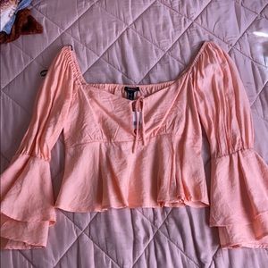 Pink Cropped Top